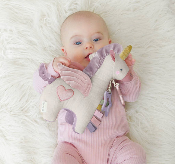 Itzy Ritzy - Link & Love™ Pegasus Activity Plush with Teether Toy