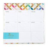 Erin Condren Design - Weekly Schedule Pad - Mid Century Circles