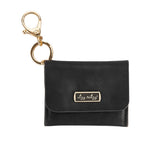 Itzy Ritzy - Black Itzy Mini Wallet™ Card Holder & Key Chain Charm