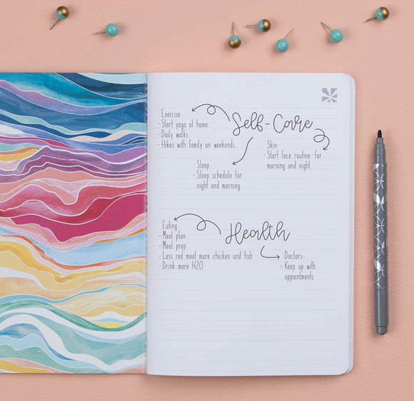 Erin Condren Design - Lined Petite Journal - Colorful Layers