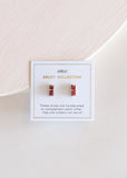 JaxKelly - Druzy Bar - Burgundy