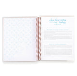 Erin Condren Design - Prompted Coiled Vision Journal - Metallic Platinum