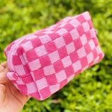 Check Yourself Cosmetic Bag (Color Options Available)