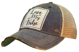 Love My Tribe Distressed Trucker Cap